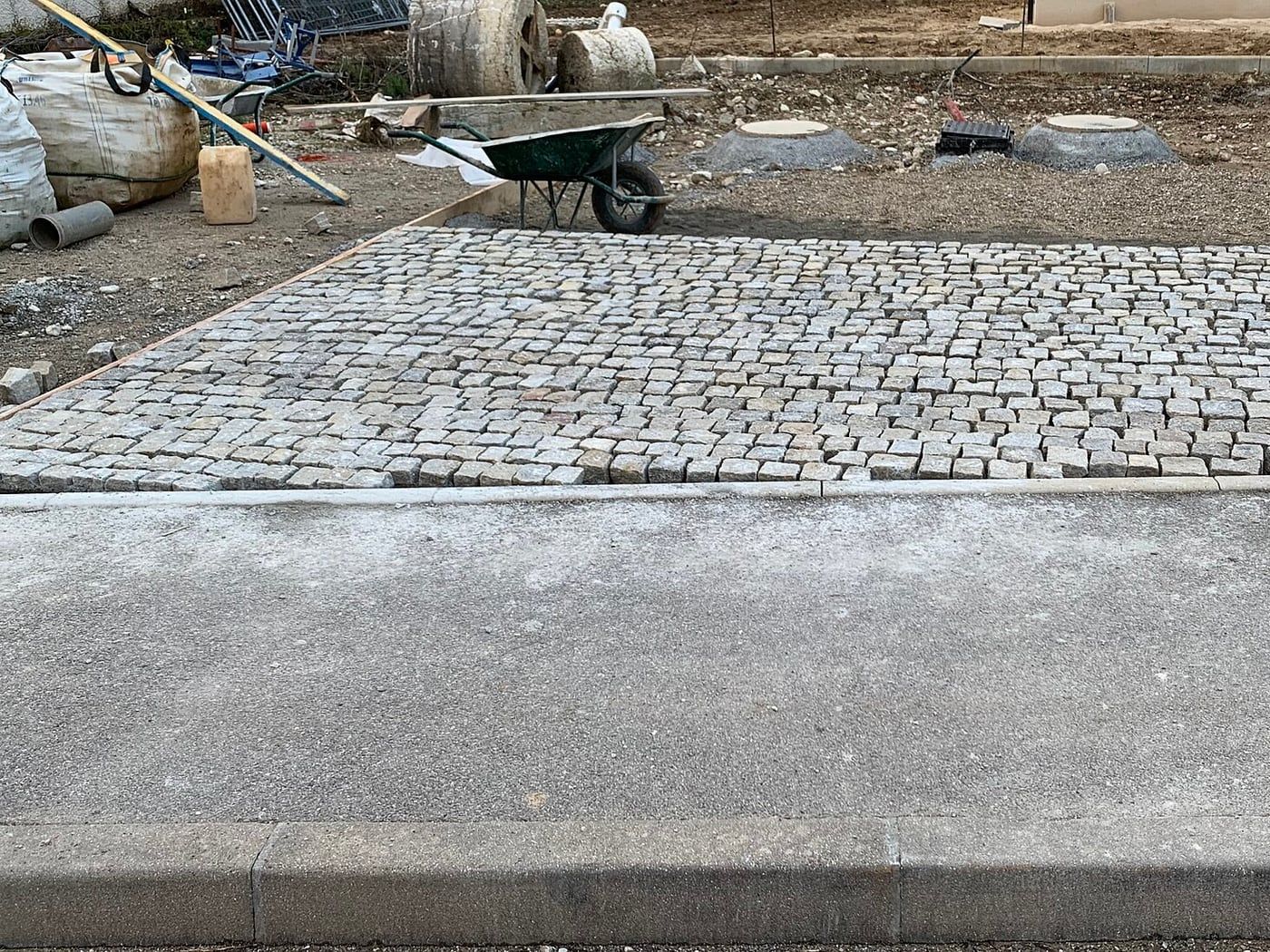 Dalle béton pour un garage accolé